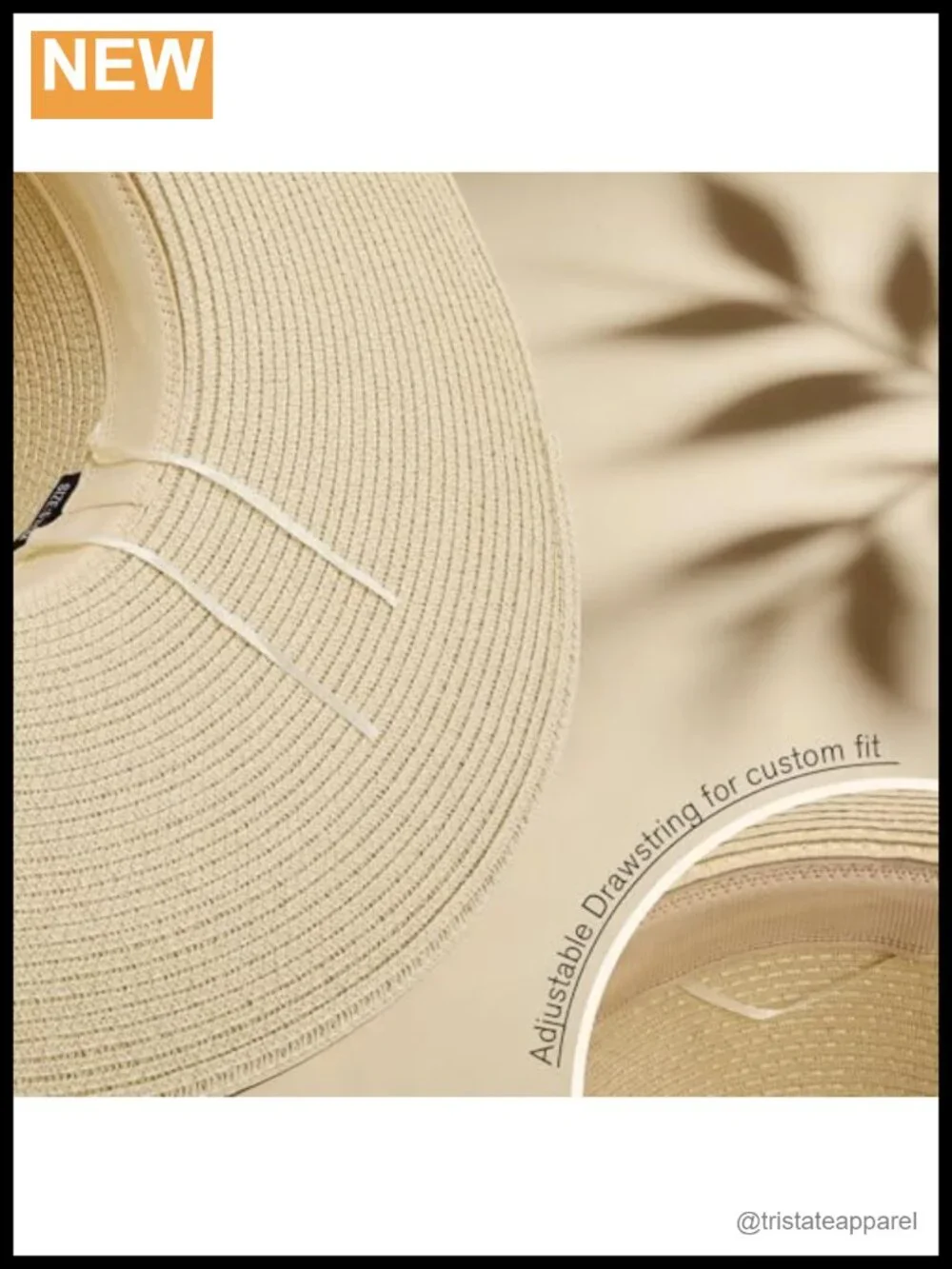 Women's Wide Brim Floppy Straw Sun Hat UPF 50+ Foldable Travel Beach Hat